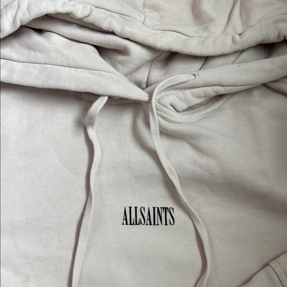 All Saints Cream Hoodie